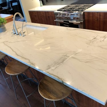 swan quartzite kitchen countertop